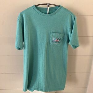 Vineyard Vines Martha’s Vineyard T-Shirt Mint Green Whale Graphic Size XS